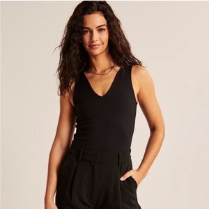 A&F seamless v-neck bodysuit